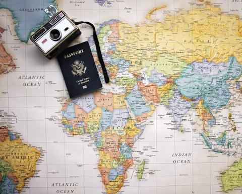 passport world map
