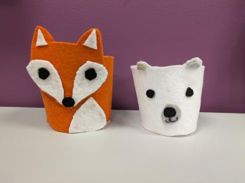 fox and bear cozies