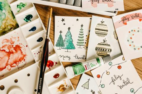 Make It! Recycled Christmas Cards