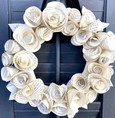 paper wreath