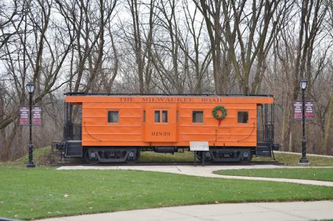 Itasca Train Depot Museum caboose