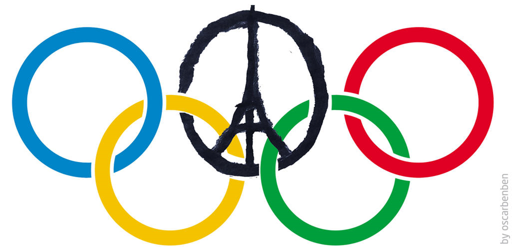 Paris Olympic rings