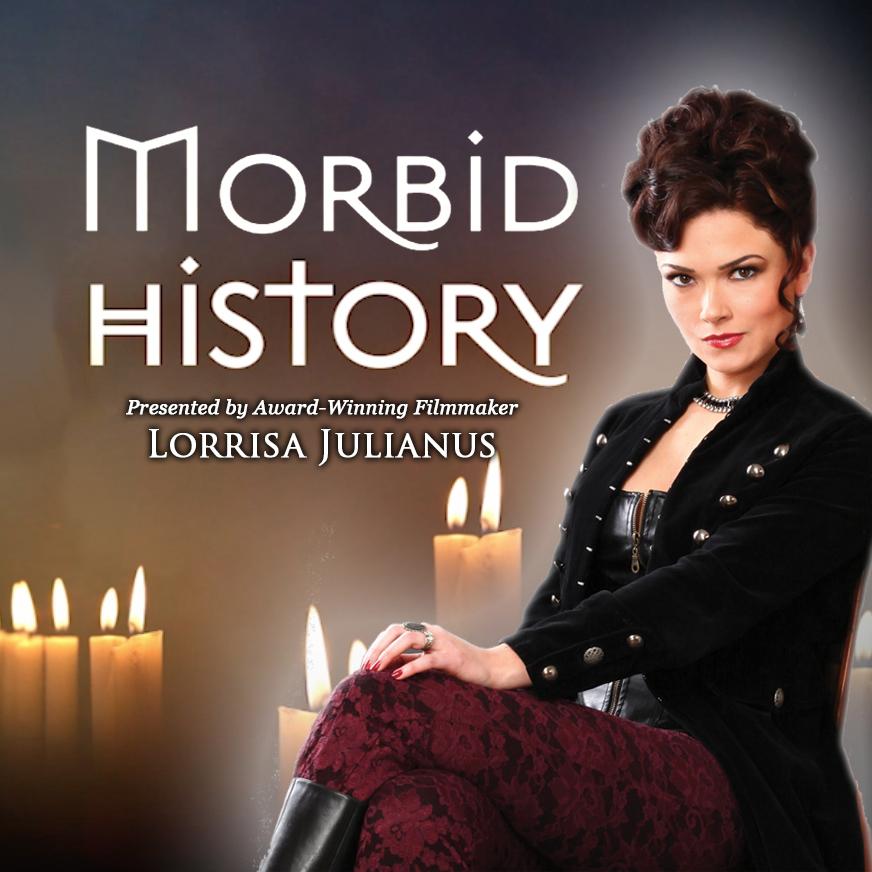 Lorissa Julianus posing in front of candles 